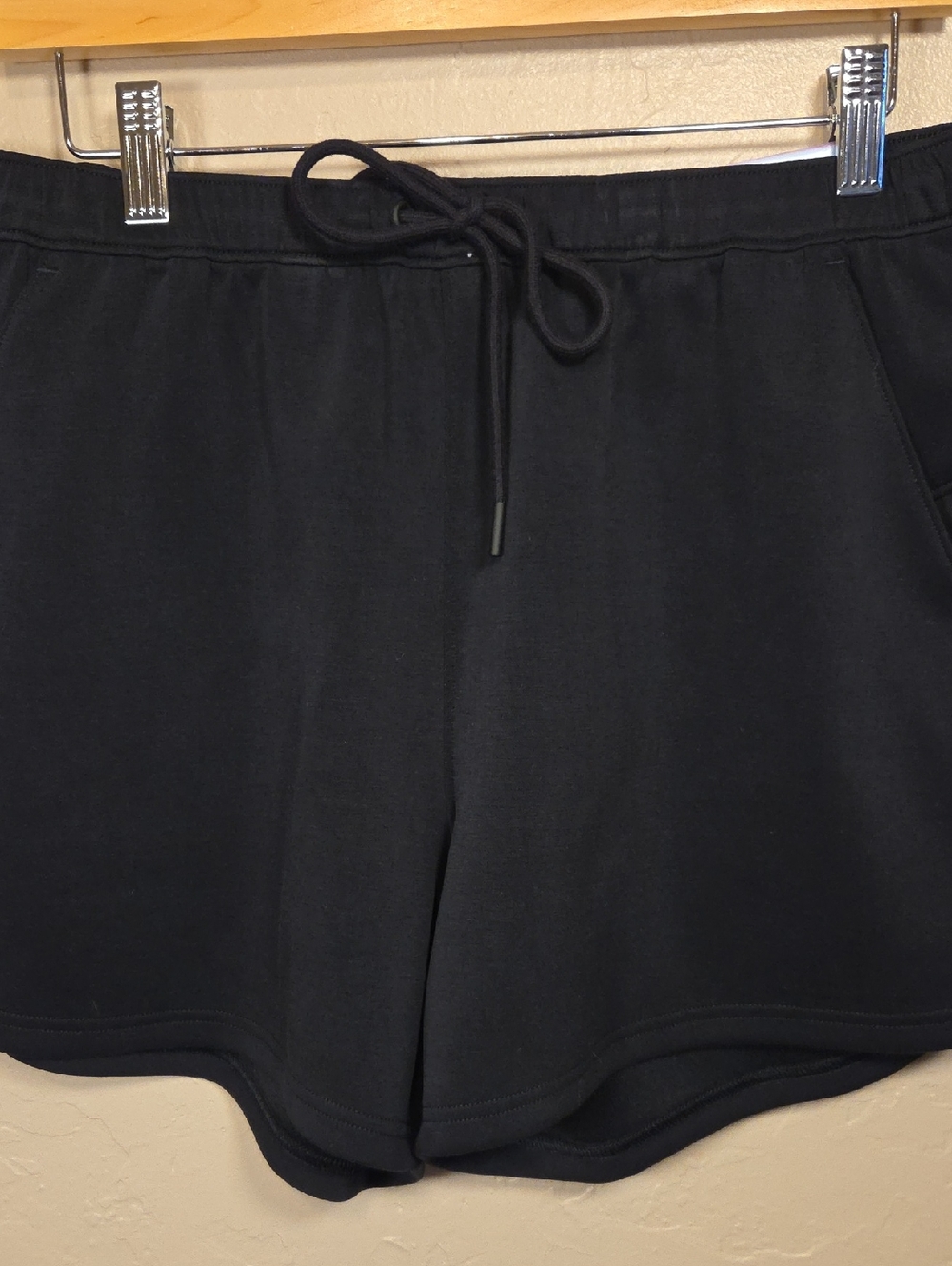 Women's FLX Black Athletic Drawstring Shorts Size Med NWT